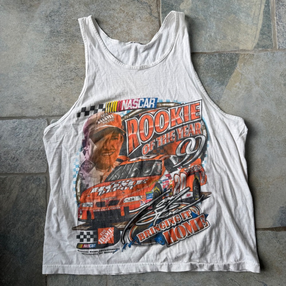 Vintage 1999 NASCAR Rookie of the Year Tank Top AOP Double-Sided Racing Tee